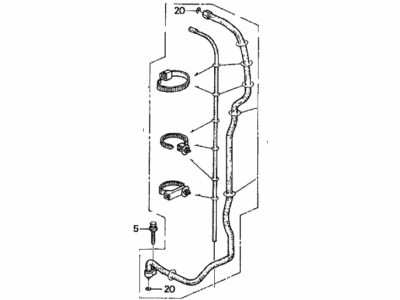 1997 Honda Odyssey A/C Hose - 80324-SX0-962