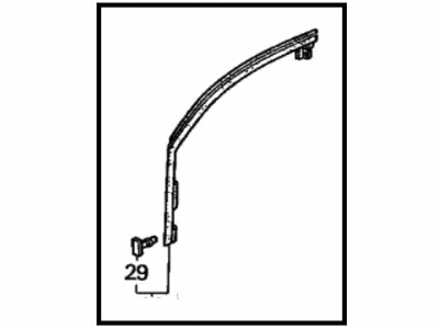 1997 Honda Odyssey Door Seal - 72365-SX0-003