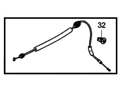 Honda Odyssey Door Latch Cable - 72131-THR-A01