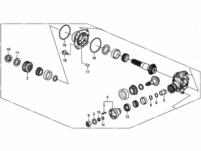 Honda CR-V Hybrid Transfer Case - 29000-5TA-000