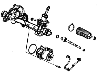 Honda CR-V Steering Gear Box - 53620-TPG-A00