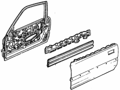 1988 Honda CRX Door Panel - 67050-SH2-A00ZZ