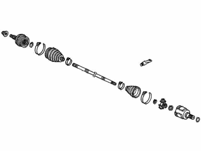 1996 Honda Prelude Axle Shaft - 44010-SS0-030