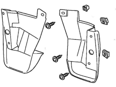 Honda Element Mud Flaps - 08P09-SCV-1C0R1