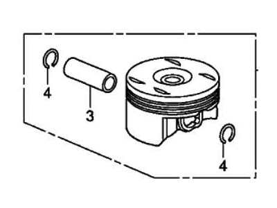 2013 Honda Civic Pistons - 13020-R1Z-A00