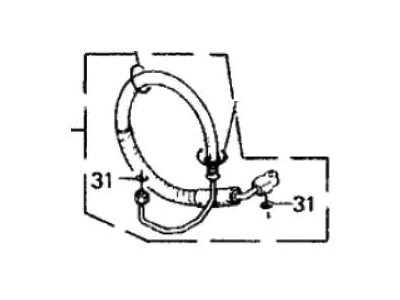 1991 Honda Prelude A/C Hose - 80315-SF1-A50