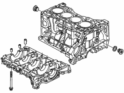 2005 Honda Civic Engine Block - 11000-PNL-E00