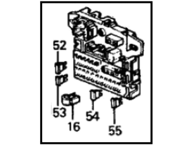 1991 Honda Civic Fuse Box - 38200-SH3-A51