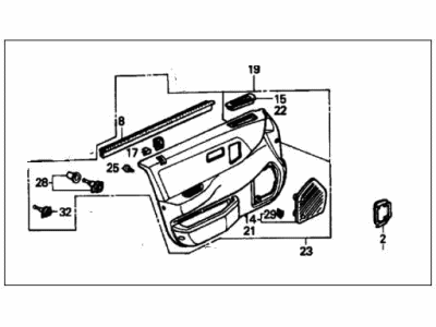 Honda 83550-SH4-A41ZB