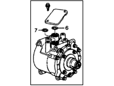 1985 Honda Civic A/C Compressor - 38800-PE1-701