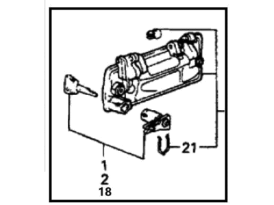 Honda 75620-SB6-023