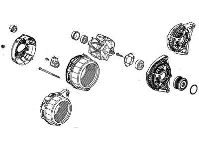 2016 Honda Civic Alternator - 31100-59B-003RM