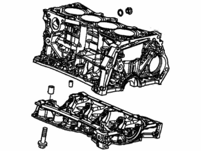 2016 Honda Civic Engine Block - 11000-5BA-A00