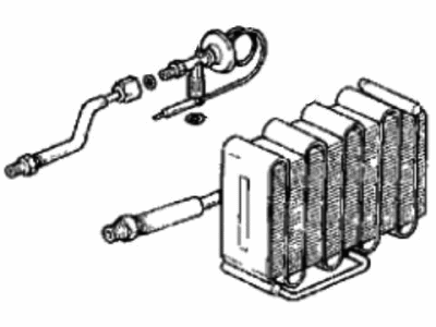 1985 Honda Civic Evaporator - 38655-SB2-661