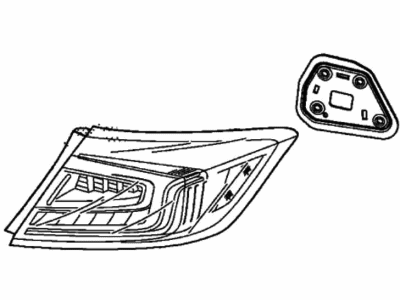 Honda Clarity Fuel Cell Brake Light - 33550-TBV-A11