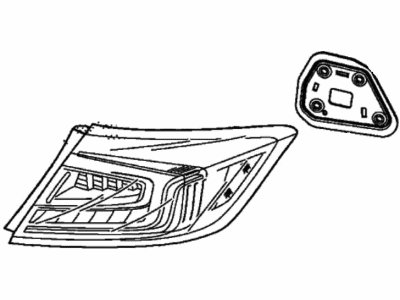 Honda Clarity Fuel Cell Brake Light - 33500-TBV-A11