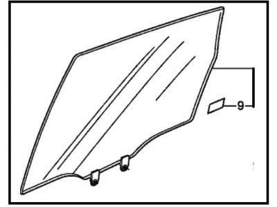 Honda Fit EV Auto Glass - 73450-TX9-A00