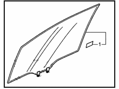 Honda Fit EV Auto Glass - 73300-TX9-A00