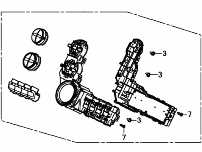 Honda Fit EV Blower Control Switches - 79602-TX9-A41ZA