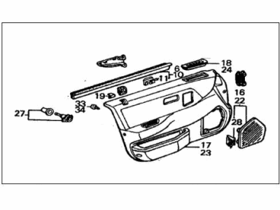 Honda 83550-SH5-A00ZA