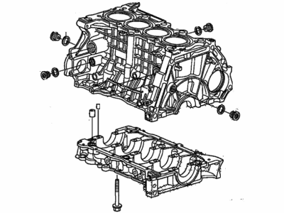 2018 Honda HR-V Engine Block - 11000-R1B-810