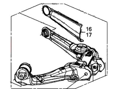 Honda Civic Trailing Arm - 52371-TR7-A03