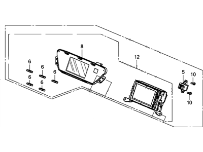 Honda 39710-T0A-A11RM