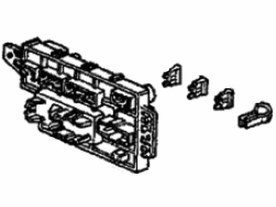 1984 Honda Prelude Fuse Box - 38200-SB0-672