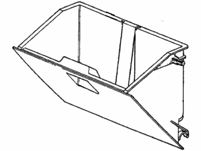 1987 Honda Prelude Glove Box - 66401-SB0-000ZG