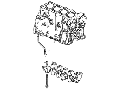 1986 Honda Accord Engine Block - 11000-PH4-000