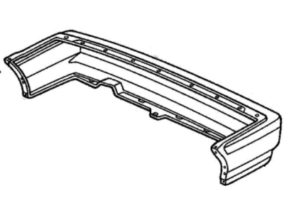 Honda 71501-SM4-A00ZZ Face, Rear Bumper