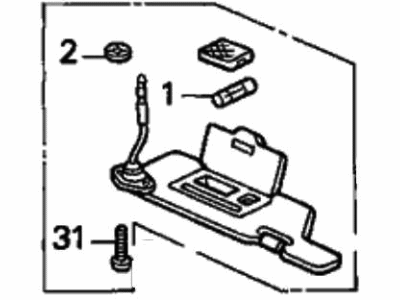 1993 Honda Accord Sun Visor - 83230-SM1-A22ZA