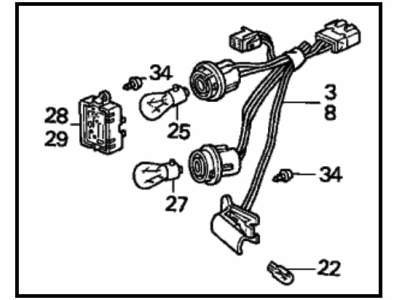 Honda 33550-SM4-A02