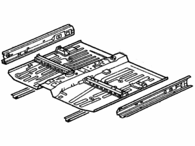 1993 Honda Civic Floor Pan - 65100-SR0-A00ZZ