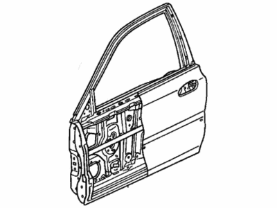 1995 Honda Accord Door Panel - 67010-SV4-508ZZ