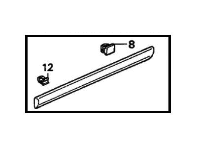 1995 Honda Accord Door Moldings - 75303-SV4-V51ZZ