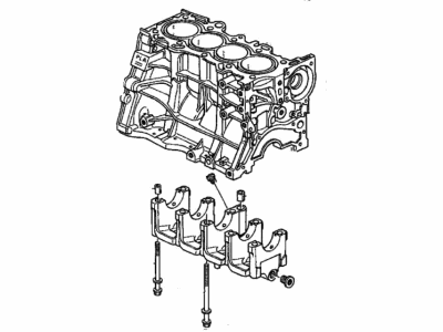 2005 Honda Civic Engine Block - 11000-PLM-810