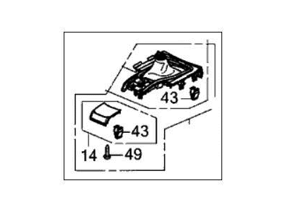 2019 Honda Civic Shift Indicator - 77296-TBA-A22ZE