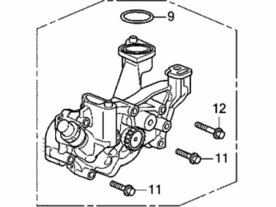 Honda 15100-RPY-G01 Pump Assembly, Oil