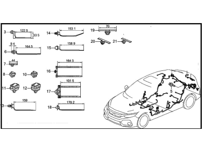 Honda 32107-TGG-C22