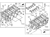 Honda Passport Cylinder Head - 8-97329-289-1 Cylinder Head Assembly, Driver Side