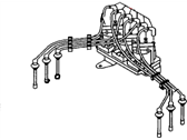 Honda Passport Spark Plug Wire - 2-90834-900-0 Wire Kit, Ignition