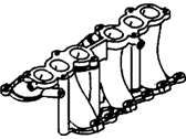 Honda Passport Intake Manifold - 8-97095-786-0 Manifold, Intake