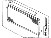 Honda Fit A/C Condenser - 80110-SAA-013 Condenser Assy.