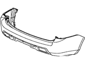 04715-SZA-A90ZZ - Genuine Honda Face, Rear Bumper (Dot)