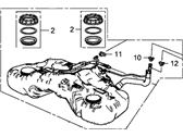 Honda Crosstour Fuel Tank - 17044-TK5-A01 Tank Set, Fuel