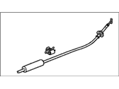 Honda Crosstour Hood Cable - 74130-TP6-A01 Wire Assembly, Hood