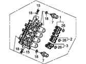 27700-5B7-000 - Genuine Honda Body Assembly, Secondary Valve