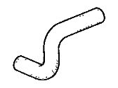 19501-P3F-000 - Genuine Honda Hose, Water (Upper)