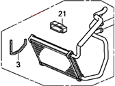 Honda Crosstour Heater Core - 79115-TA5-A41 Core Sub-Assembly, Heater